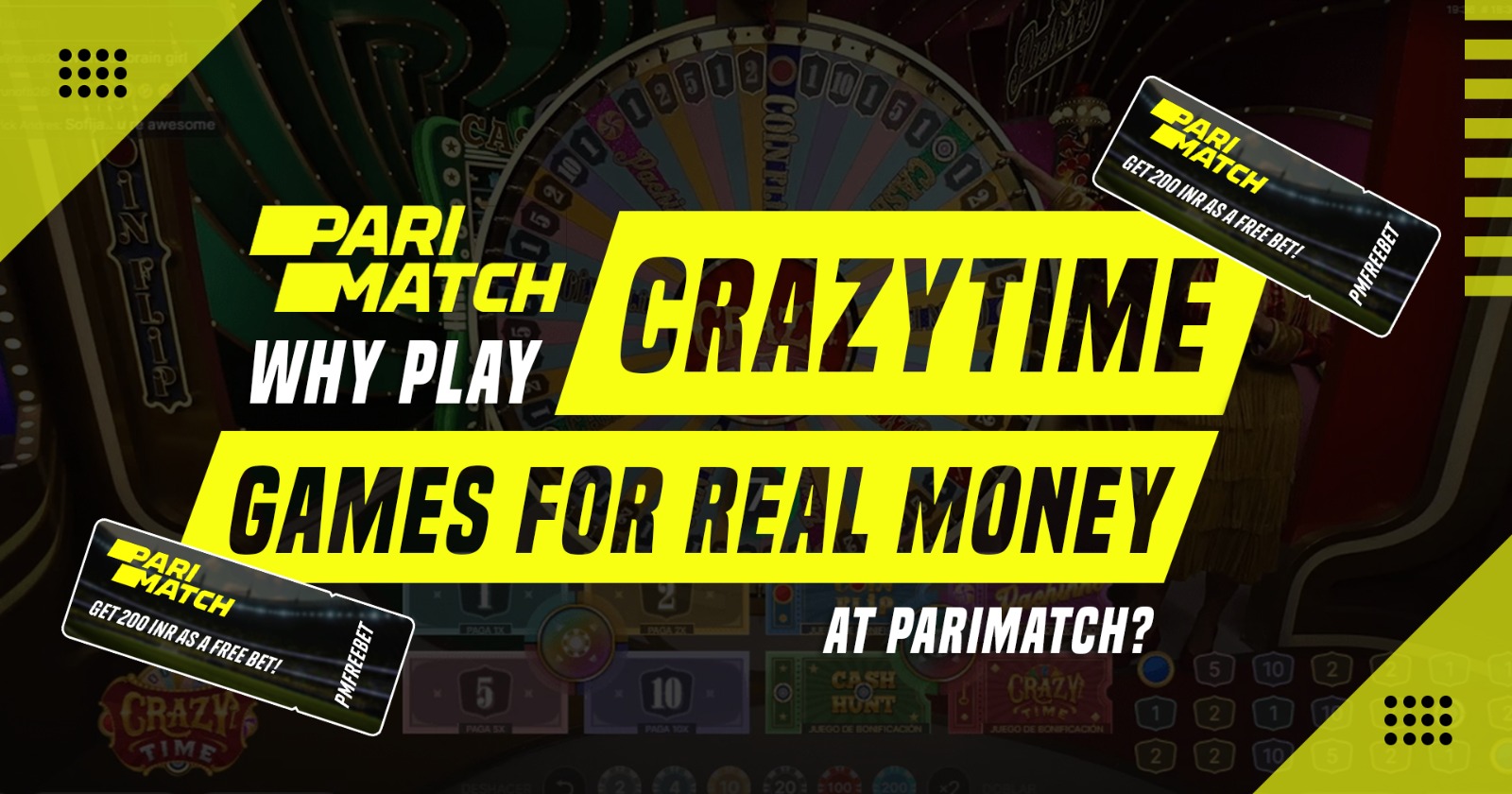 Why Play Crazy Time Games for Real Money at Parimatch